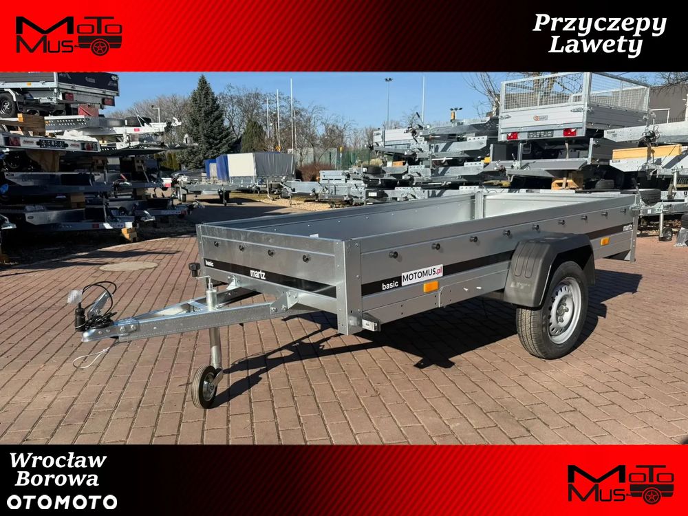 Martz Przyczepa Martz Basic 264 1 oś 264x126x30cm DMC 750 kg dostawa pod dom - 1