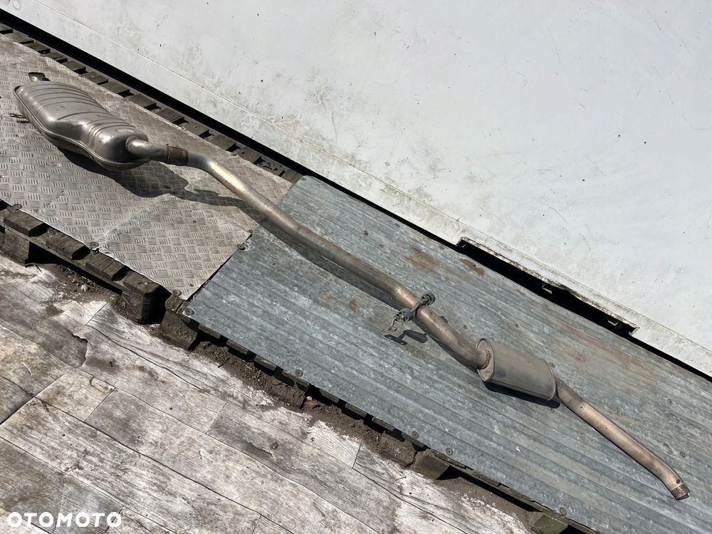 Wydech koncowy tlumik srodkowy rura BMW X3 E83 2.0 D M47 ORG KPL BDB - 2
