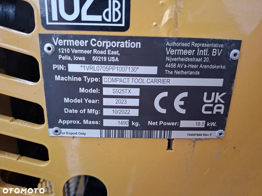 Vermeer S925Tx - Mini Ładowarka - Super stan - 2023 - NISKIE MOTOGODZINY - CHWYTAK W CENIE - 9