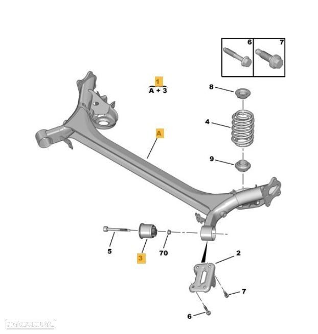 CHARRIOT TRASEIRO CITROEN C4 BERLINA COOL - 1