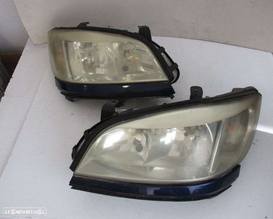 Farol Optica Opel Zafira A 1999 a 2004 Esquerdo Direito - 2