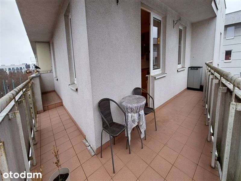 Dwupokojowe o powierzchni 42 m2 z taraso-balkonem