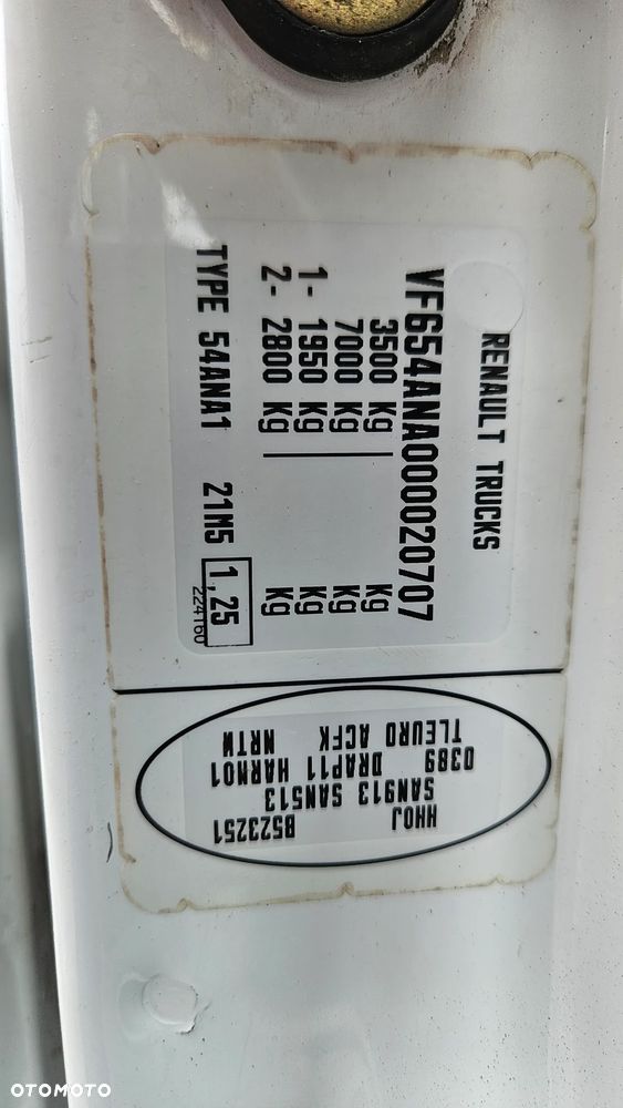 Renault MASCOTT 3.0 DCI 160 KM  DUBEL KABINA DOKA 7-OSÓB DŁUGA SKRZYNIA 4,05 x 2,29 - 26