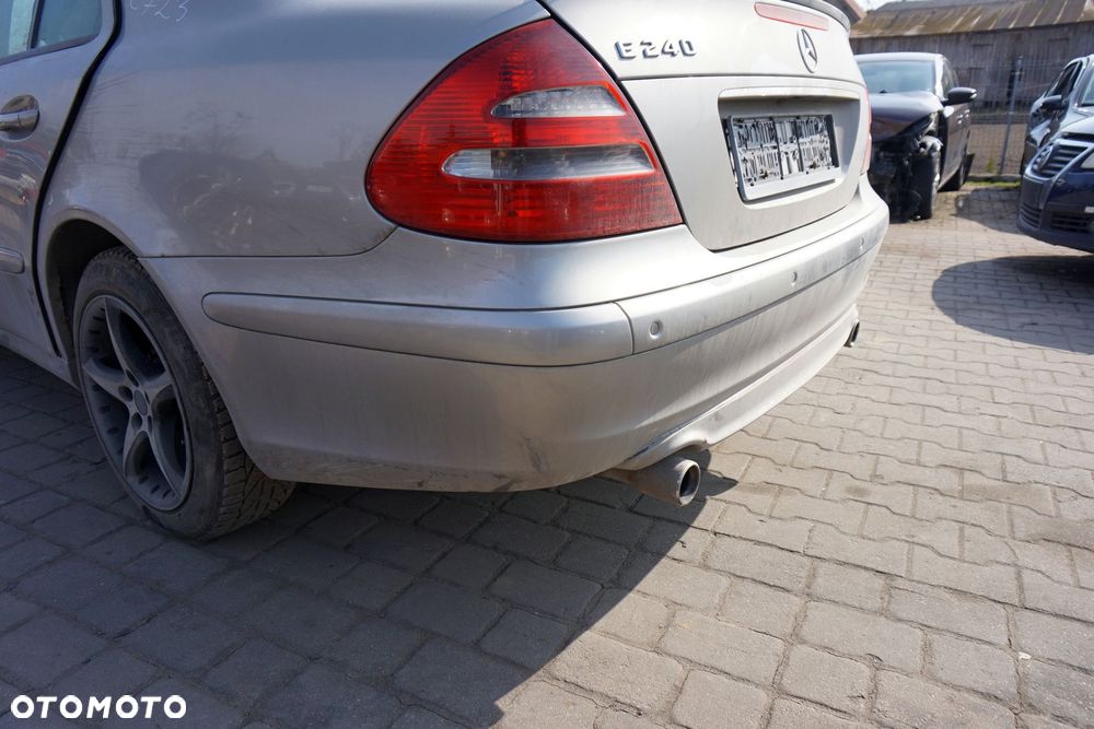 ZDERZAK TYLNY E-KLASA W211 SEDAN 723  SREBRNY CUBANITE MERCEDES 2002-2006 - 4