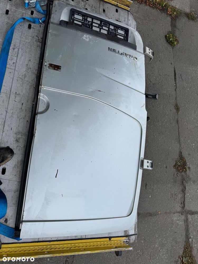 Volkswagen Crafter drzwi boczne tylnie niskie boczne prawe lewe z szybą srebrne srebrny - 9