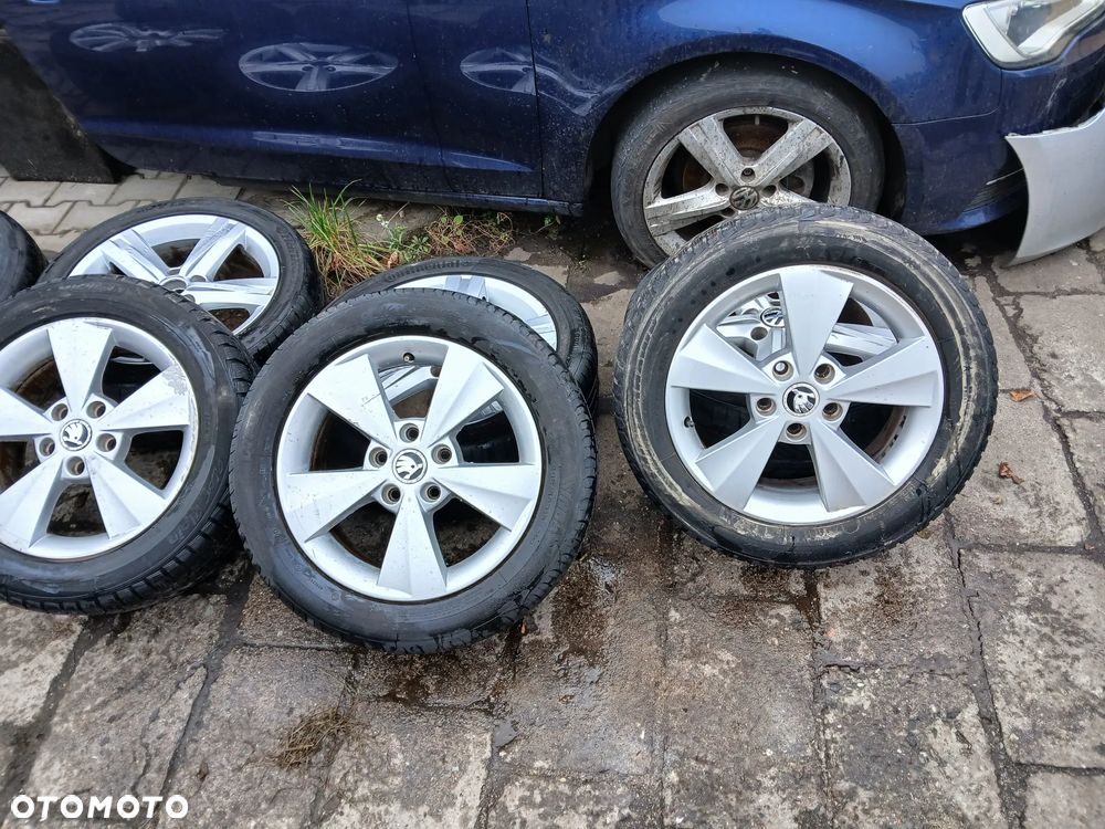 Aluminiowe felgi z oponami koła skoda 16 - 2