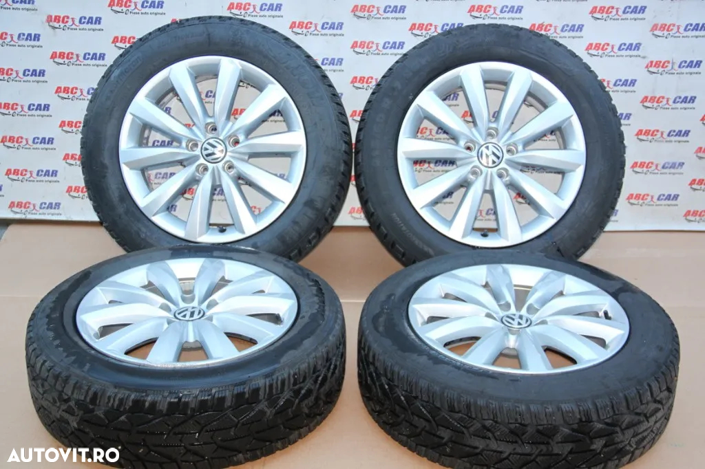 Set/seturi jante aliaj R17 VW T-Roc/Passat B6/Jetta (1B)/Amarok/Golf 7/Tiguan 5N/Tiguan AD1 - 6