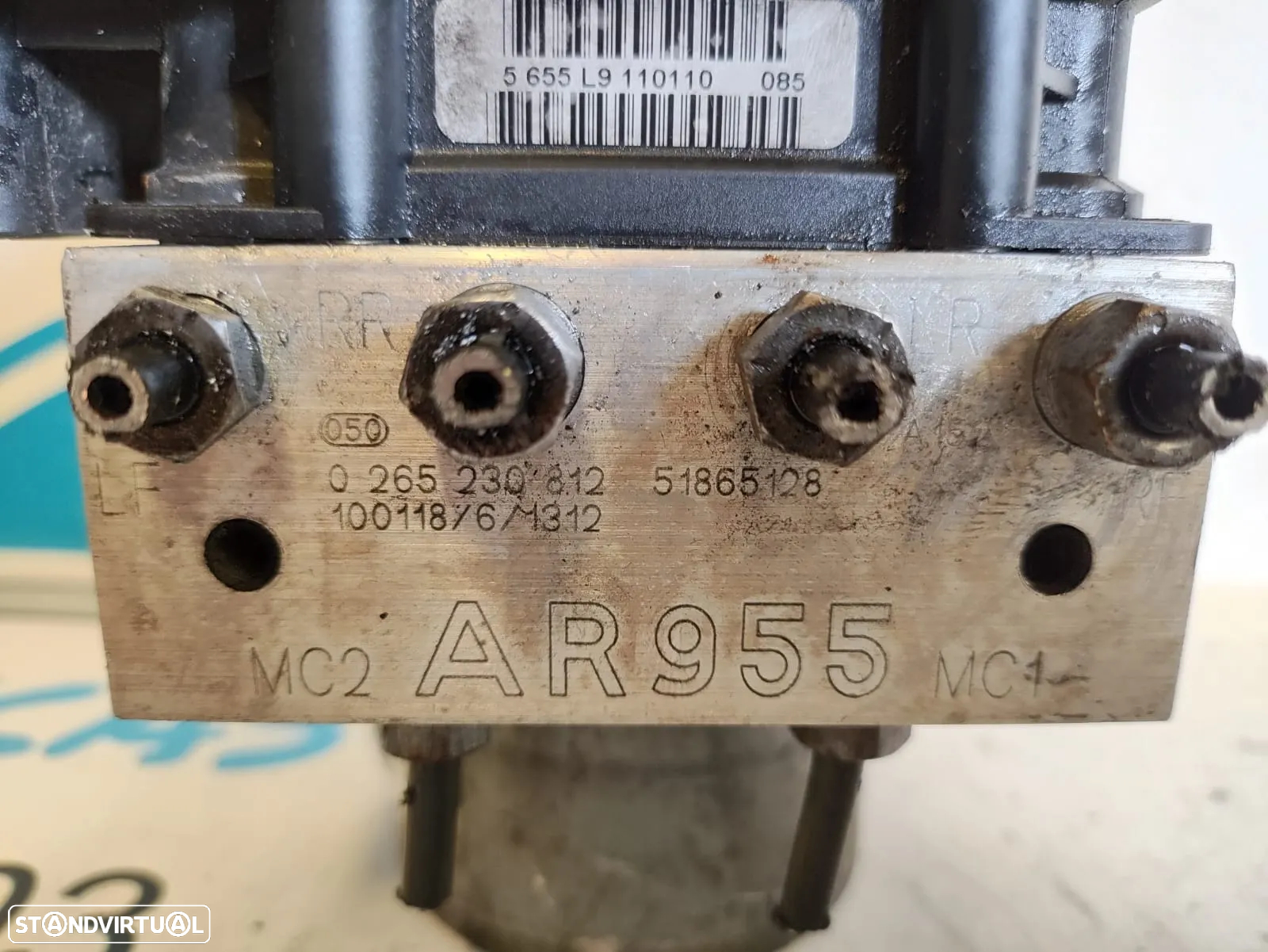 ABS MODULO BLOCO HIDRAULICO BOSCH 0265951508 0 265 951 508 02652308120 265 230 812 51865128 518 65 128 ALFA ROMEO MITO 955 - 6