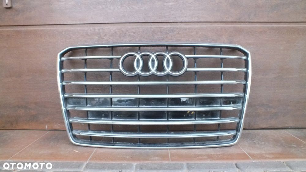 Atrapa zderzaka gril Audi A8 D4 lift - 1
