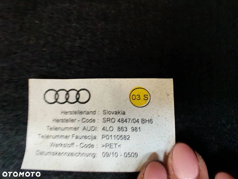AUDI Q7 4L 05-15R FOTELE PRZOD KANAPA TYL DRUGI I TRZECI RZAD CZARNA I SZARA SKORA INDYVIDUAL 7 OSOB TAPICERKI ANGIELSKIE - 20