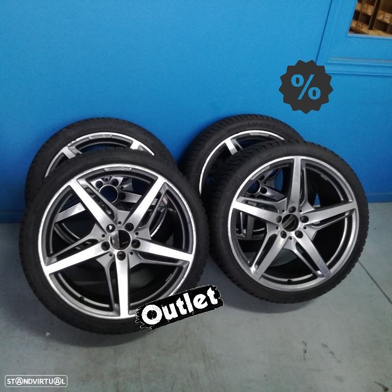 R149417D1 4 JANTES ORIGINAIS AMG COM PNEUS - 1