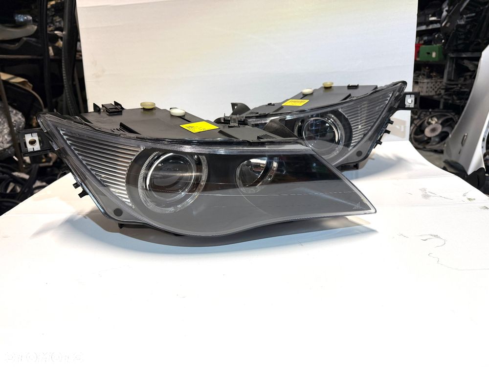 Lampy e63 e64 noeskrętne przód przednie Bmw xenon Bardzo Ładne !