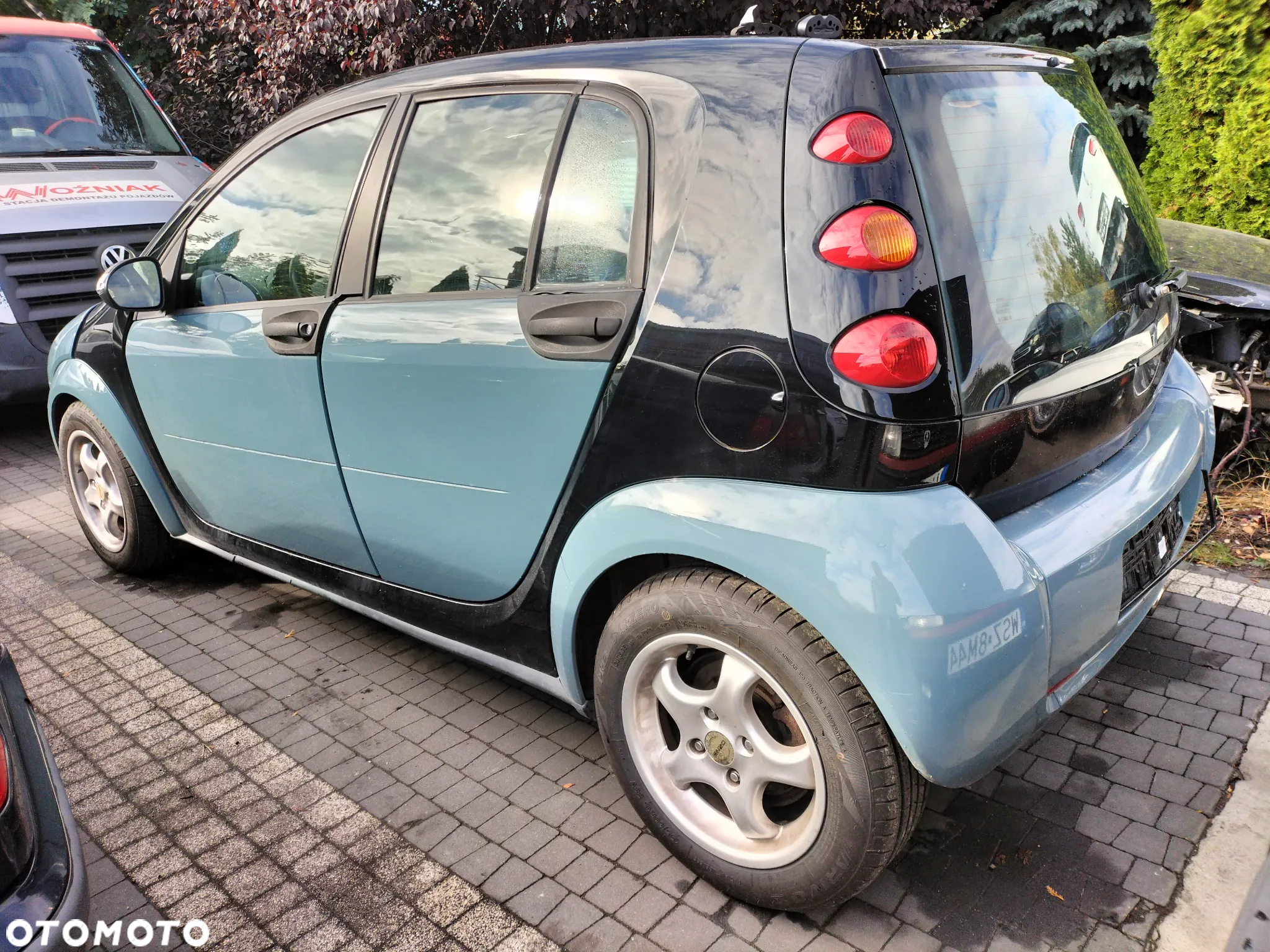DRZWI LEWE PRAWE PRZÓD TYŁ SMART FORFOUR I KOD LAK. EB3 EA0 - 9