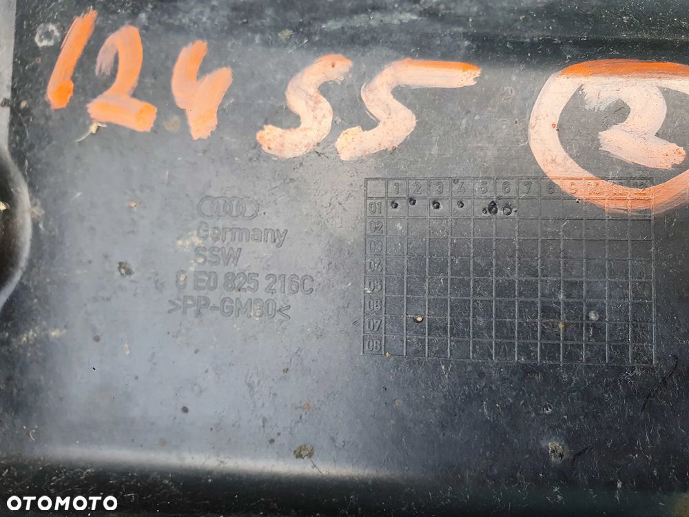 Osłona 8E0825216C Plastik Podwozia Podłogi Przeciwbłotna Prawa Tyl Tylna Quattro 4x4 Audi A4 B6 B7 Sedan Kombi - 3