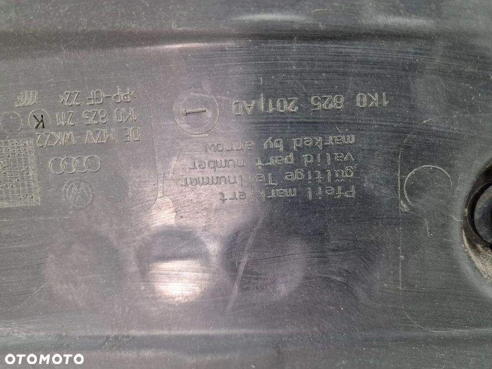 SKODA OCTAVIA II 2 LIFT / VW GOLF VI LEWA OSŁONA PODWOZIA , NR 1K0825211K / 1K0825201AD / 1K0825201E , NR AUKCJI NSŁ293 - 4