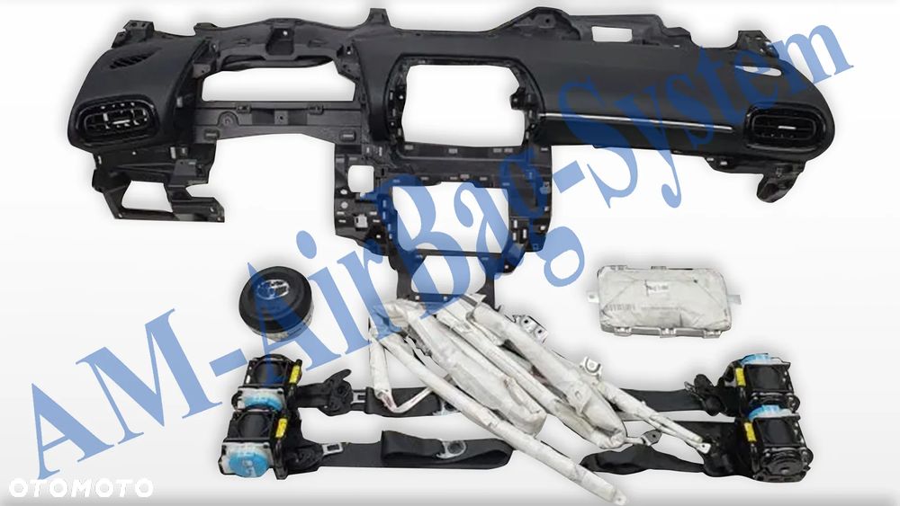 TOYOTA YARIS 4 IV Deska Poduszki Pasy AirBag Konsola Kokpit Regeneracja Naprawa - 1