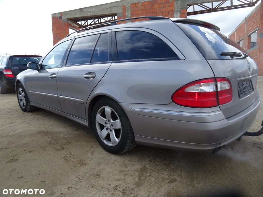 Mercedes E W211 (lakier C723) maska zderzak błotnik klapa deska lampa części - 11