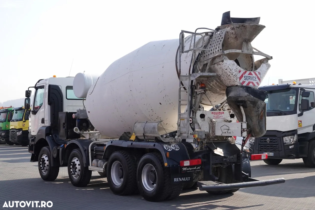 Renault KERAX 410 / 8X4 / BETONATOR / CIFA PEAR / 9 mc / IMPORTAT - 2