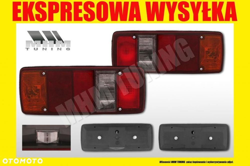 LAMPA TYL VW TRANSPORTER T4 T5 LT KONTENER DOKA - 2