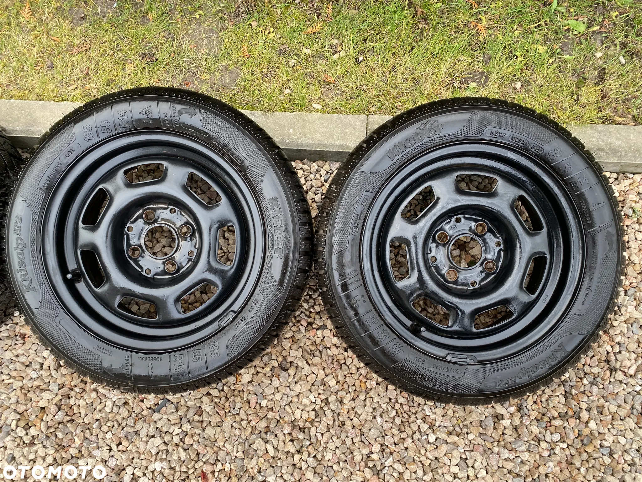 VW SEAT Felgi stalowe z oponami Koła 14" KLEBER KRISALP HP2 185/55/14 4x100 6,Jx14H2 ET38 - 7