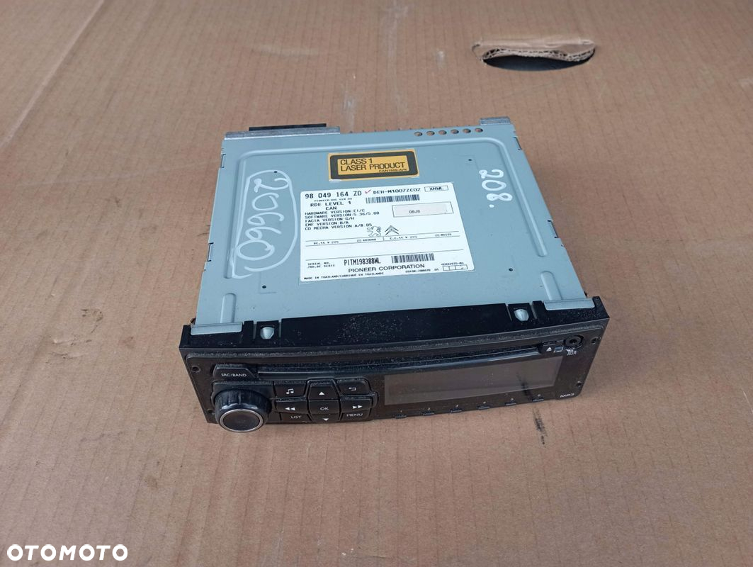 PEUGEOT 208 RADIO RADIOODTWARZACZ 98049164ZD - 2