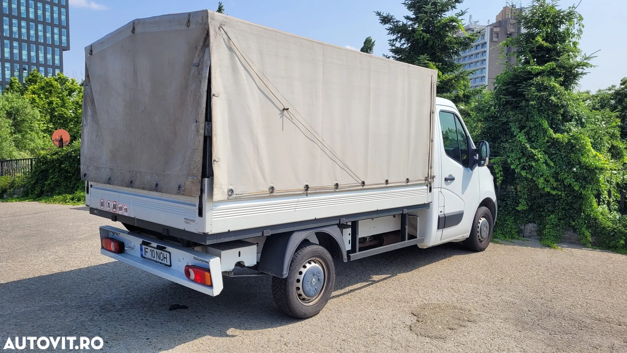 Renault Master 2.3dci,2016, 50.700km,platforma cu prelata! - 7