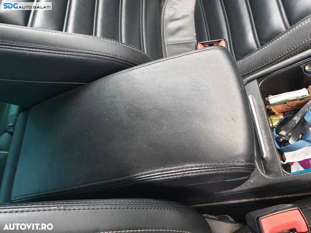 Cotiera Piele Neagra Volkswagen Passat CC 2009 - 2012 [C3842] - 2