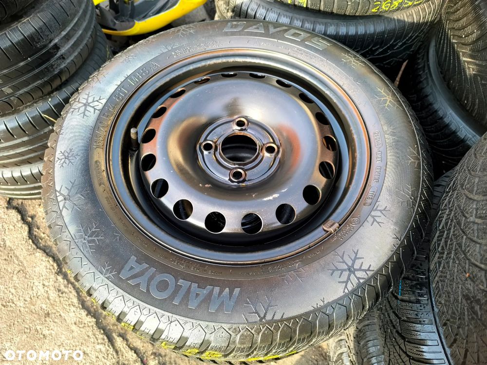 4x100 Felgi Stalowe Stal 14 Koła Zimowe Zima VW UP! UP LUPO CADDY SEAT AROSA MII INCA SKODA CITIGO Legnica ALU-RAD 165/70 6,5mm - 1