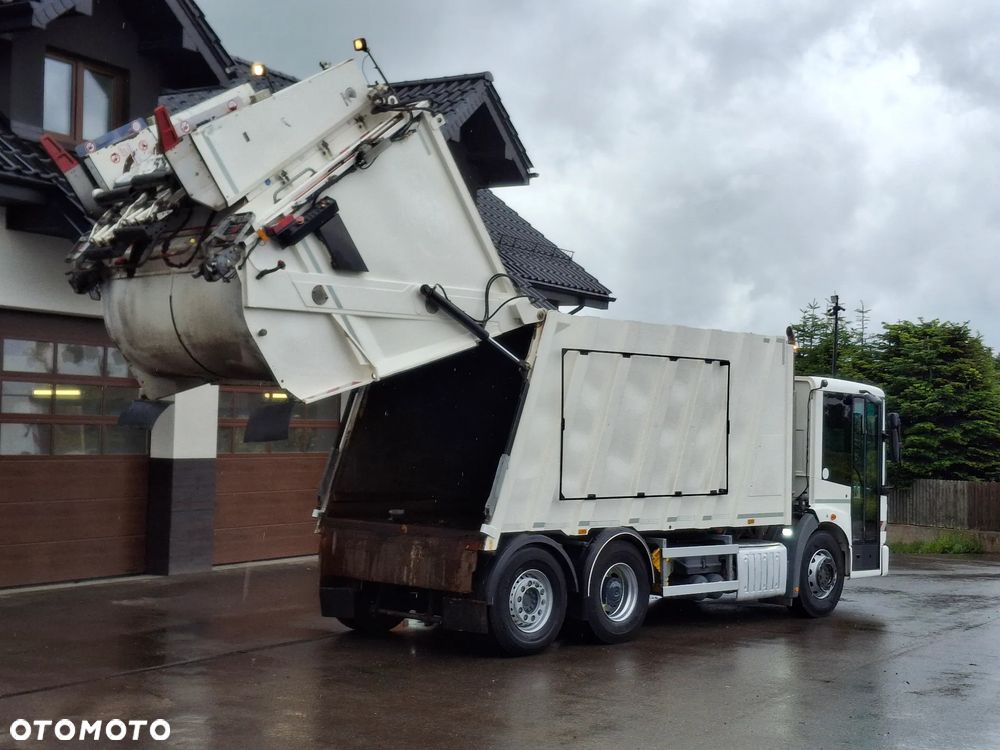 Mercedes-Benz Econic 2630 Śmieciarka Euro 6 FAUN Variopress 522 Zoeller 22m3 3 Osie Tylna Oś Skrętna Zawieszenie Pneumatyczne Centralne Smarowanie Zabudowy - 3