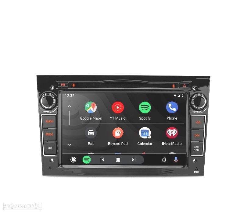 AUTO GPS ANDROID 11 PRETO PARA OPEL ASTRA H VIVARO ZAFIRA VECTRA CORSA D - 6