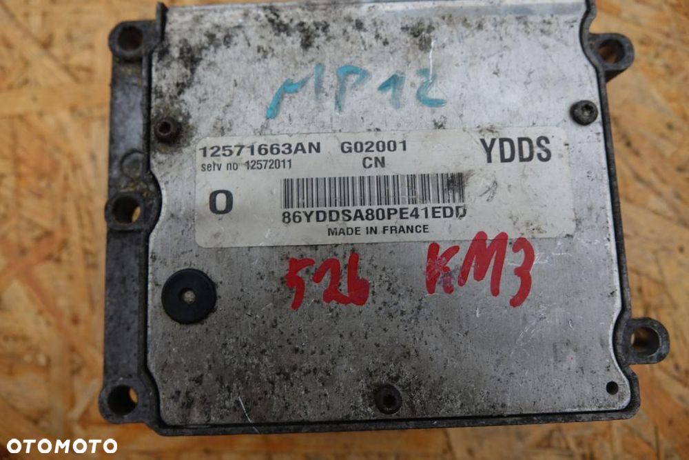 STEROWNIK SILNIKA ECU KOMPUTER OPEL VECTRA C 2.2 16V  12571663AN YDDS - 3