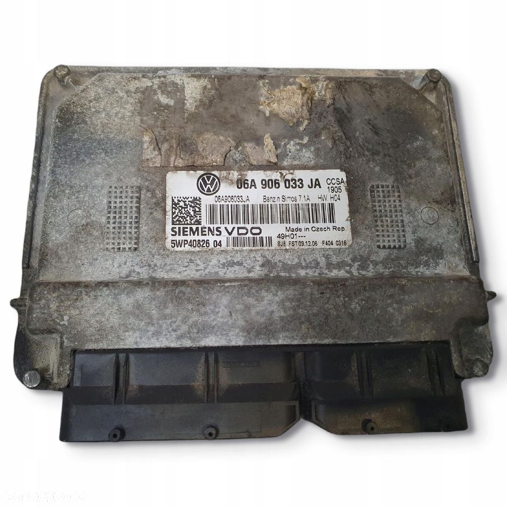 STEROWNIK SILNIKA VW Golf V 1.6 8V 06A906033JA 5WP40826 - 3