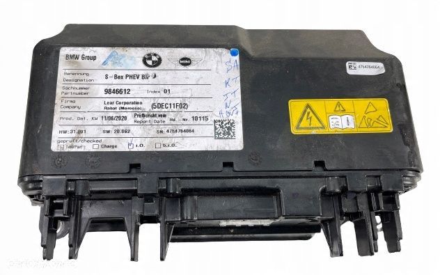 SKRZYNKA S-BOX AKUMULATORA BMW F48 F45 F46 9846612 - 10