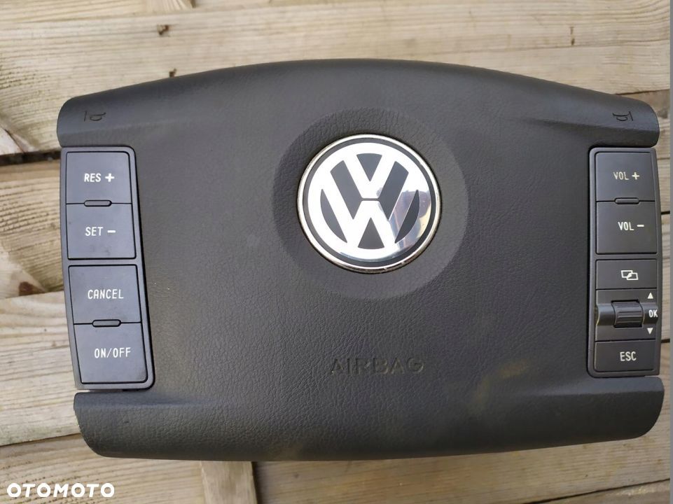 VOLKSWAGEN PHAETON PODUSZKA KIEROWNICY ANTHRAZIT - 1