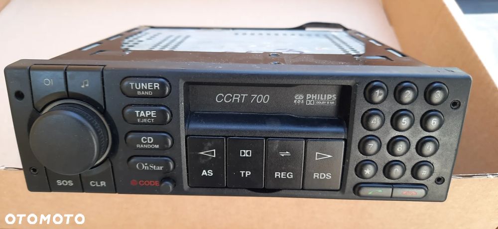RADIOODTWARZACZ OPEL PHILIPS CCRT700 RADIO KASETA 13105638 Z KODEM - 2