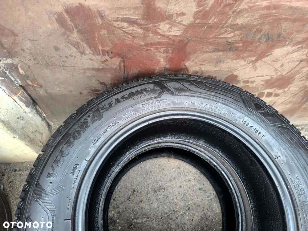 215/65R16C 16 C 109/107T Opony Całoroczne Wielosezonowe GOODYEAR VECTOR 4SEASONS CARGO 5,5mm Legnica ALU-RAD 22r. 215/65 - 6