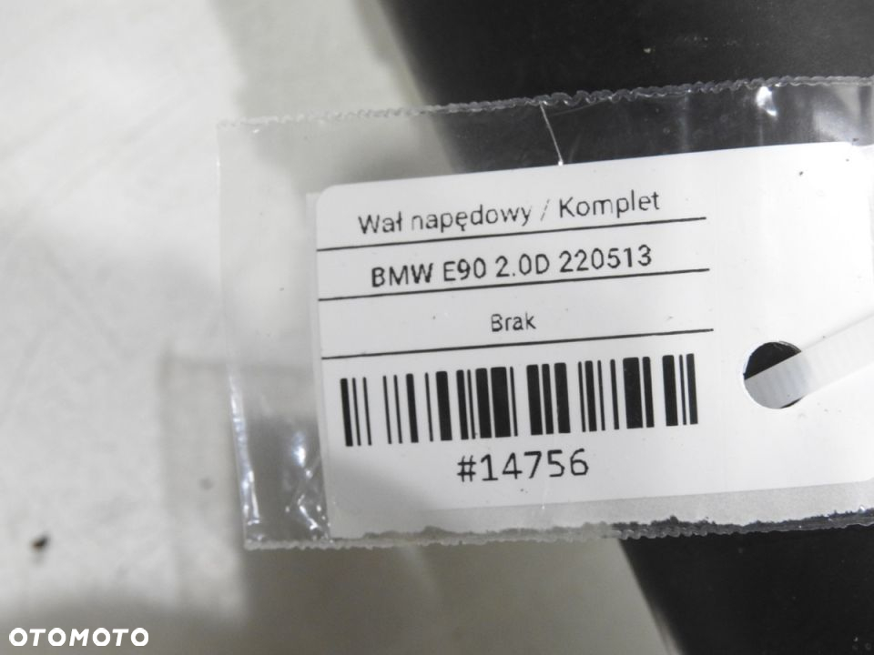 WAŁ NAPĘDOWY BMW 3 E90 2.0 D 7527339 - 8