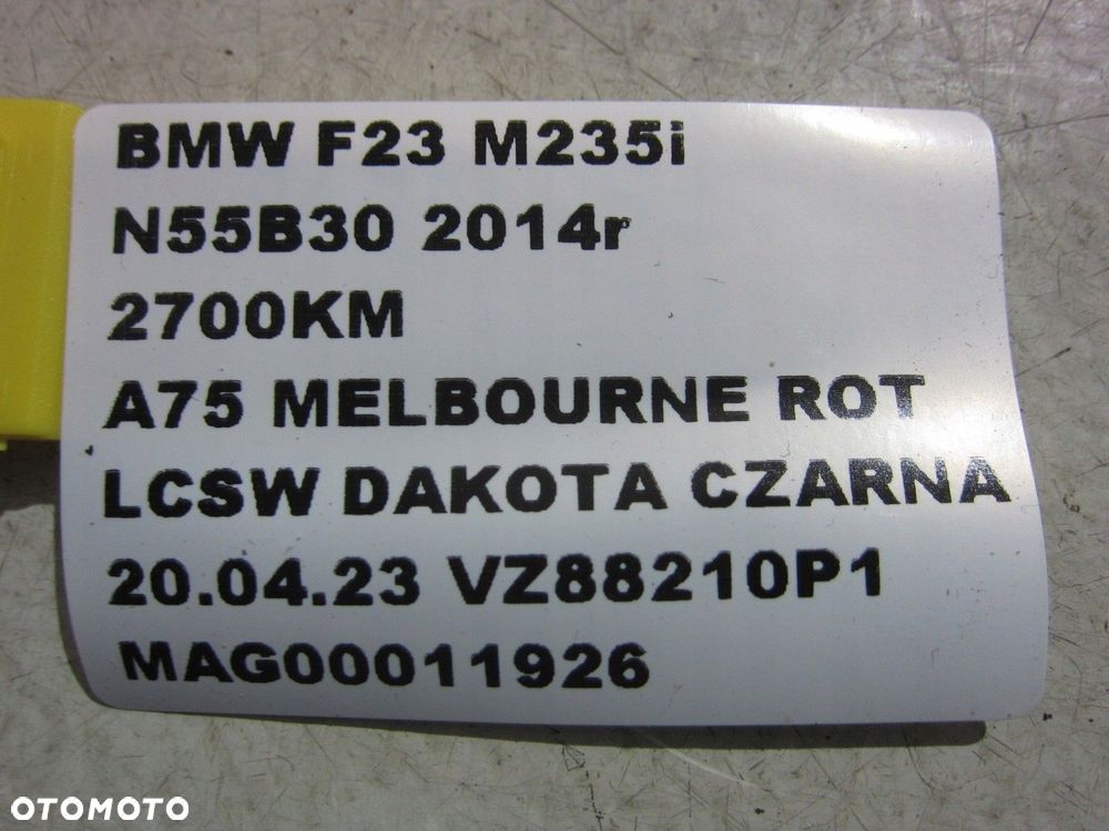 BMW F22 F22 M SPRĘŻYNA ZAWIESZENIA TYLNEGO 6865640 - 8