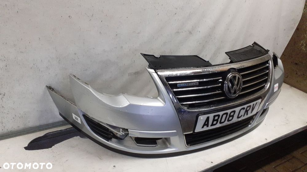 # ZDERZAK PRZÓD PRZEDNI DO VW VOLKSWAGEN PASSAT B6 LA7W SREBRNY - 2