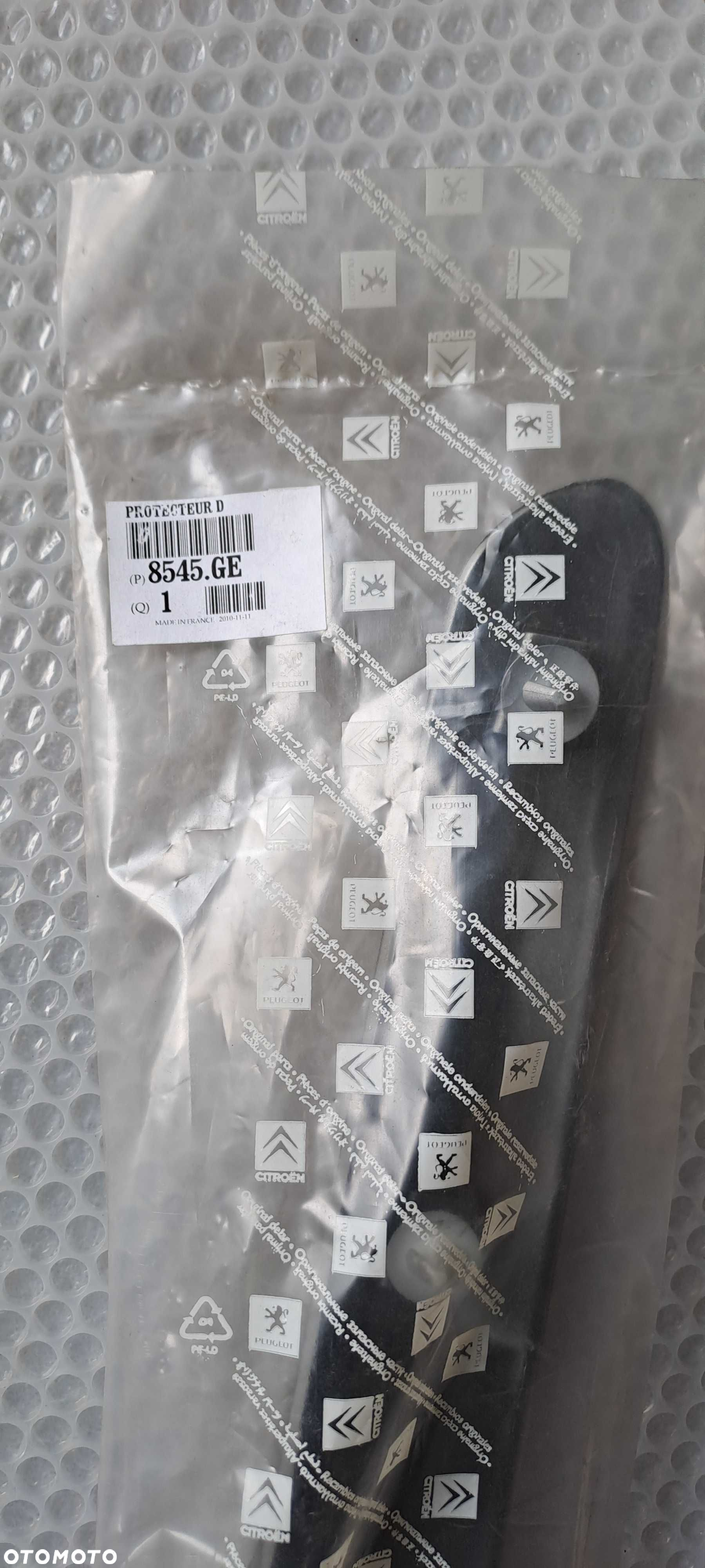 308 I Listwa drzwi prawy przód srebrna Peugeot NOWA ORG PSA 8545GE - 2