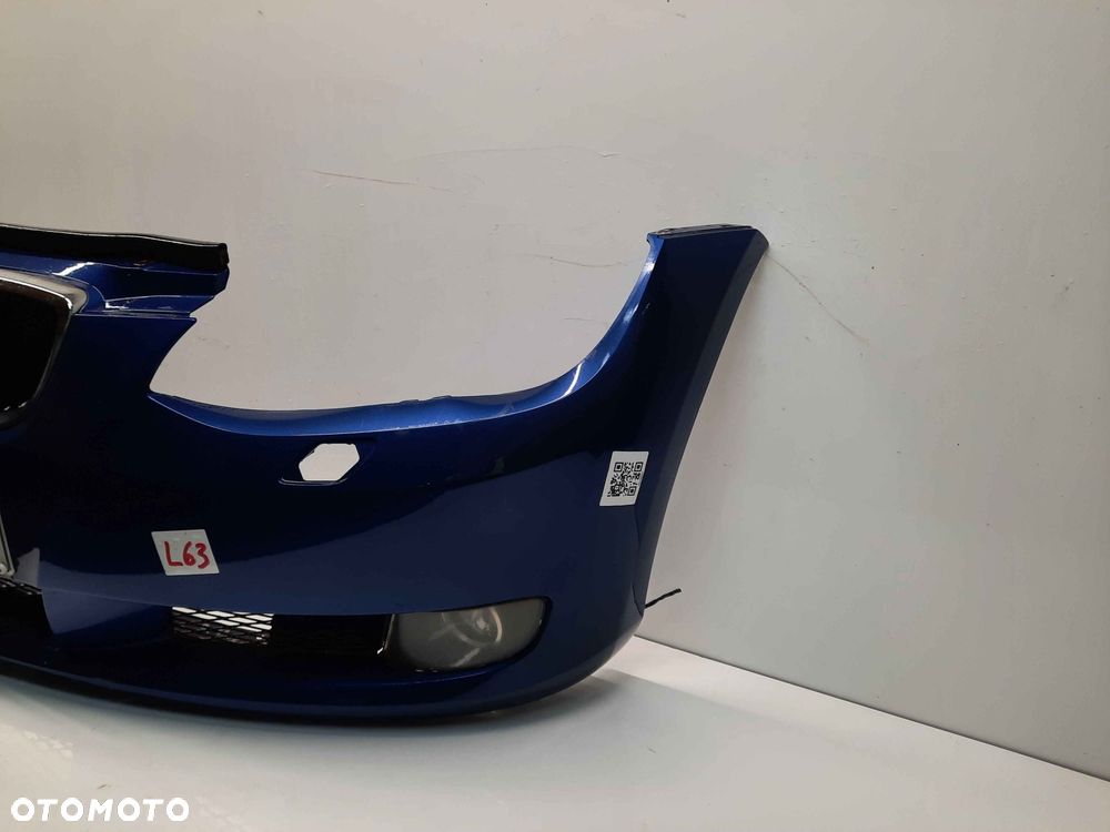 } ZDERZAK PRZÓD PRZEDNI BMW SERIA 3 E92 E93 COUPE CABRIO TOPAS BLAU NIEBIESKI SPRYSKIWACZE LAMP XENON HALOGENY - 4
