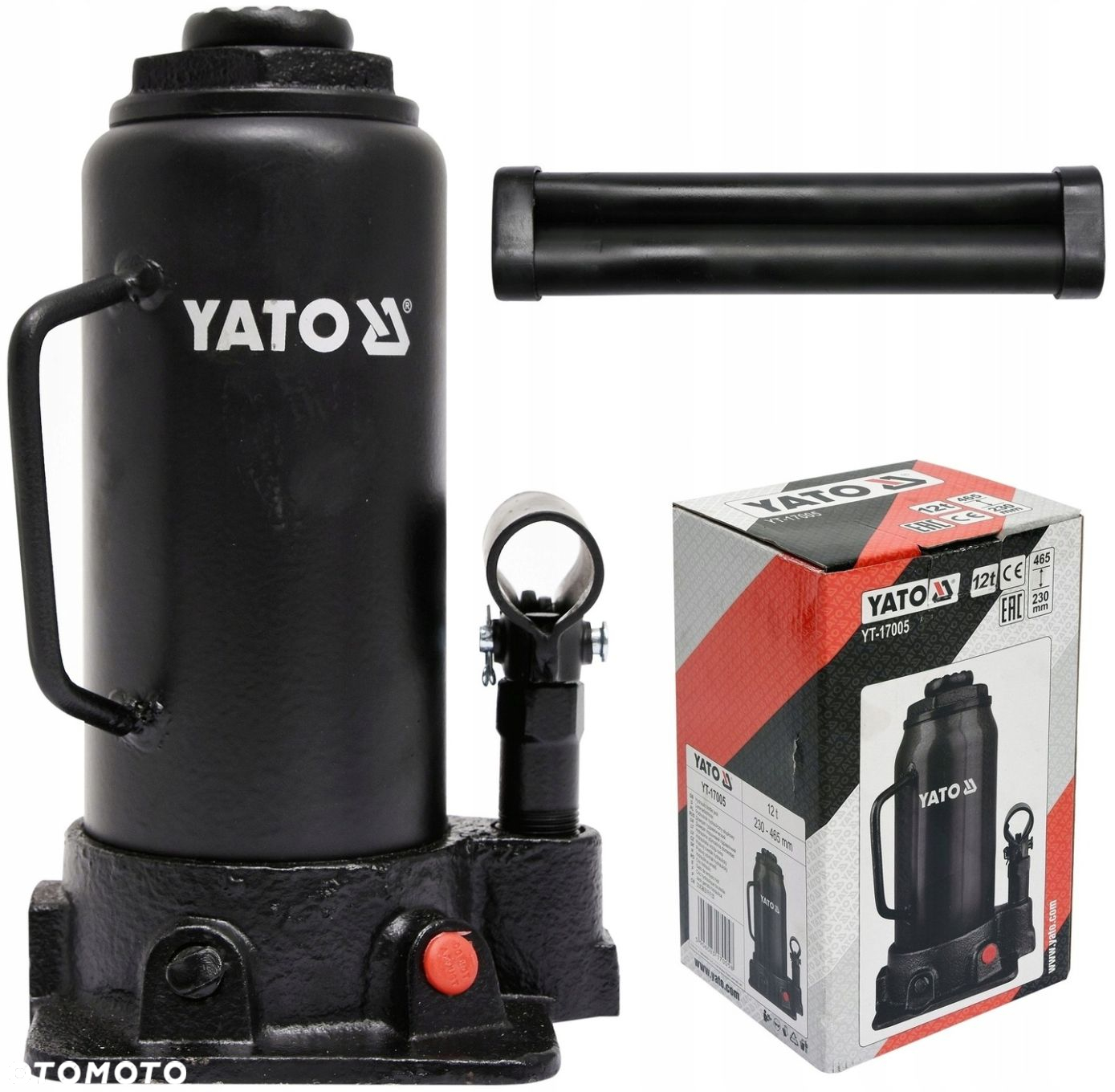 YATO PODNOŚNIK HYDRAULICZNY SŁUPKOWY LEWAREK 12T - 7