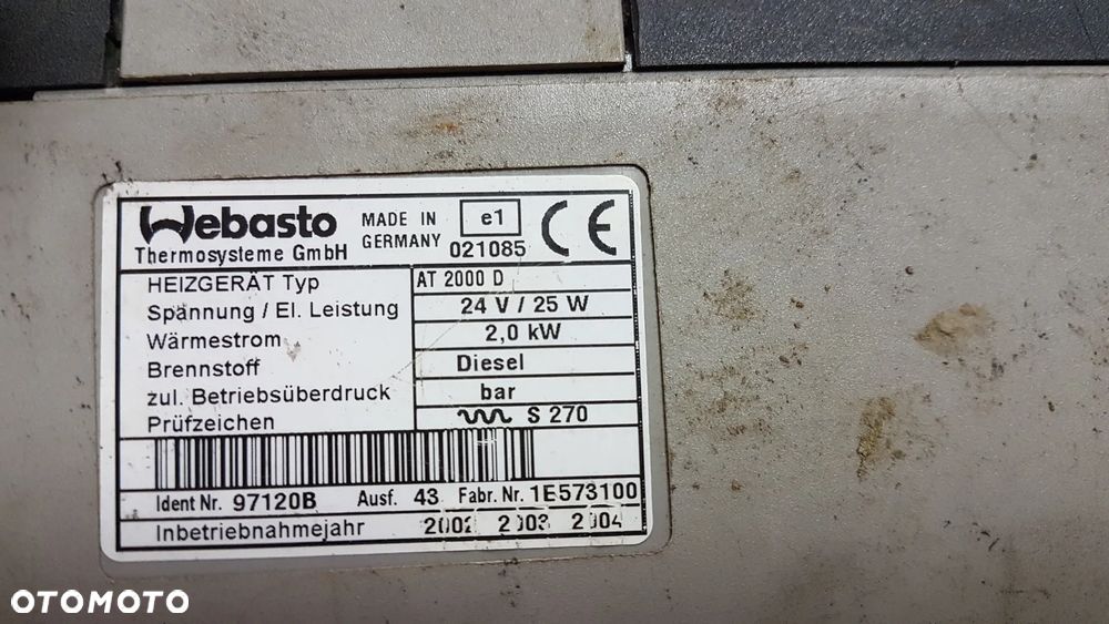 WEBASTO AIRTOP 2000 - 2