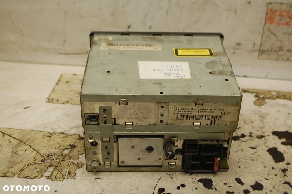 RADIO FABRYCZNE RADIOOTWARZACZ CD A2108204889 MERCEDES CLK W208 ML W163 - 3