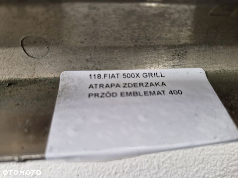 FIAT 500X 500 X GRILL ATRAPA ZDERZAKA PRZÓD PRZEDNIA EMBLEMAT LOGO - 8