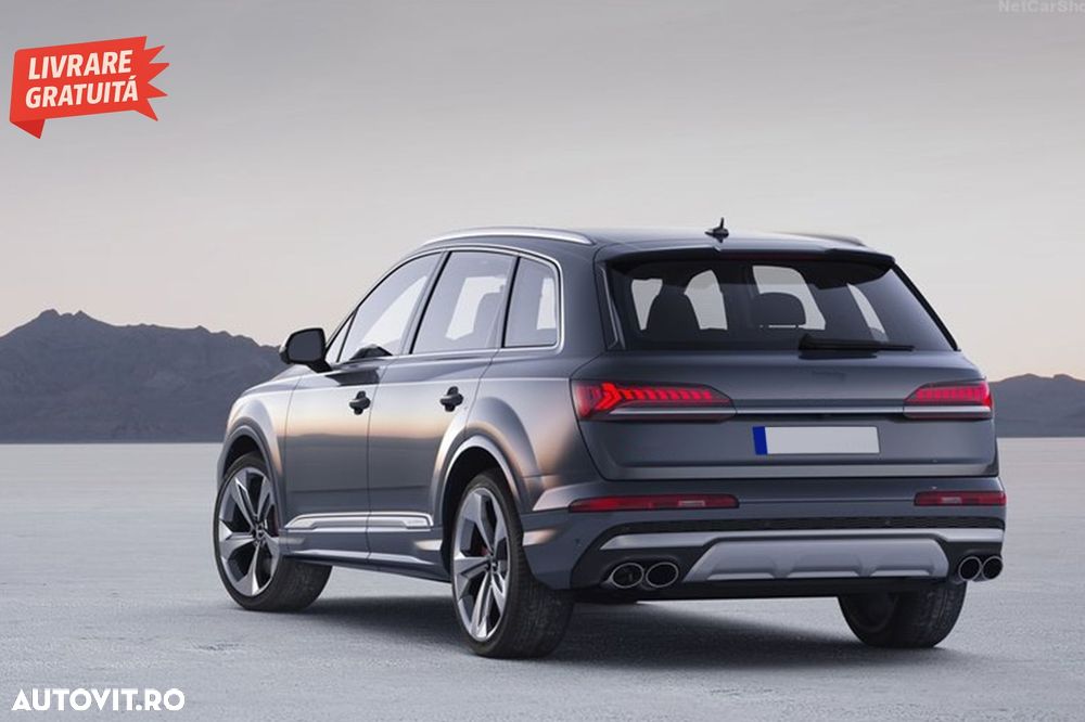 Difuzor Bara Spate Evacuare Dubla Audi Q7 SUV 4M Facelift (2020-2025)- livrare gratuita - 12