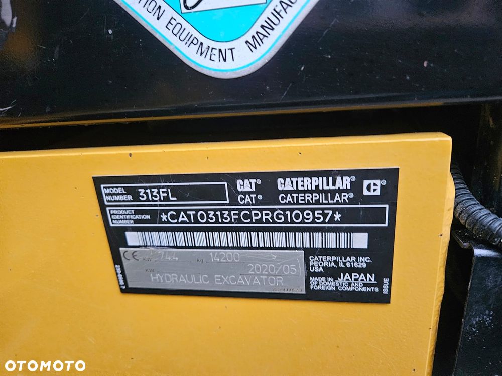 Caterpillar KOPARKA GĄSIENICOWA CAT CATERPILLAR 313 FL 313FL 313F 311 313EL , E , 311 312 314 315 316 2020R - 26