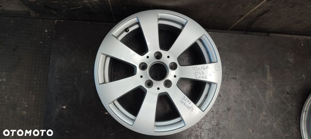 FELGI 2044011102 5x112 7Jx16 CALI ET43 MERCEDES C KLASA W204 W203 KOMPLET - 2
