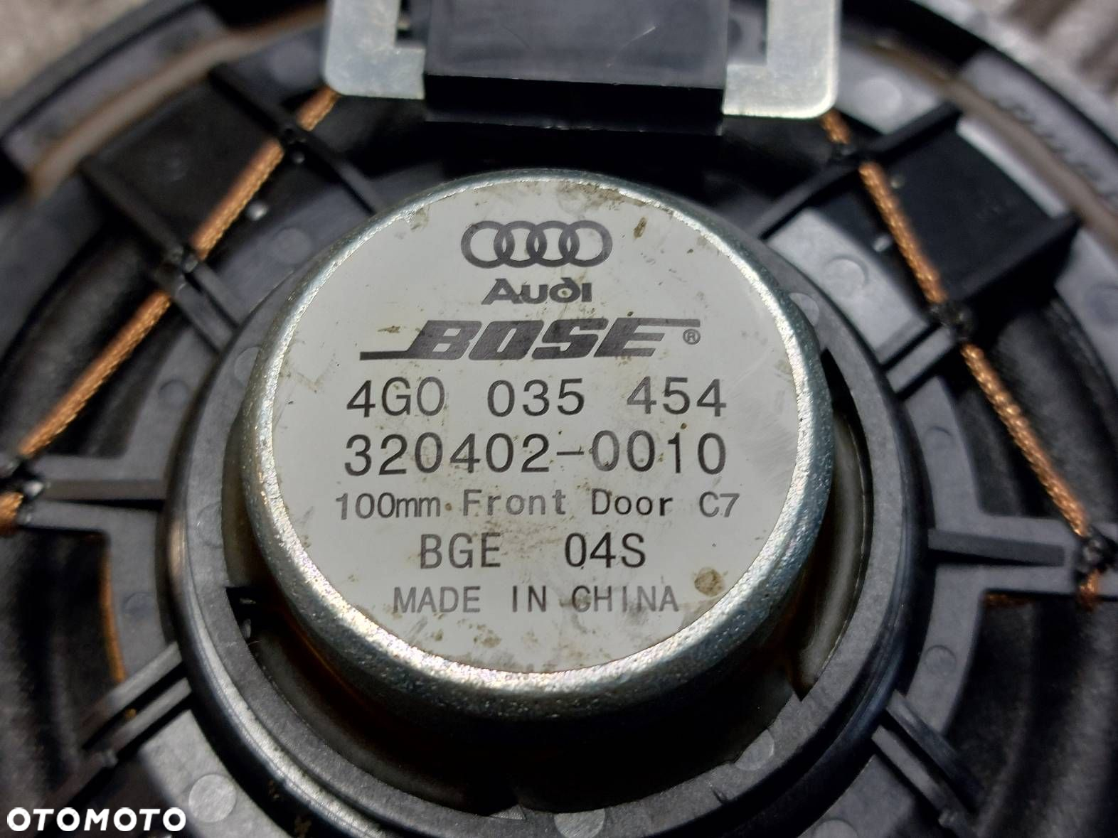 GŁOŚNIKI KOMPLET BOSE AUDI A7 4G 4G0035223B 4G8035298A 4G9035382A - 12