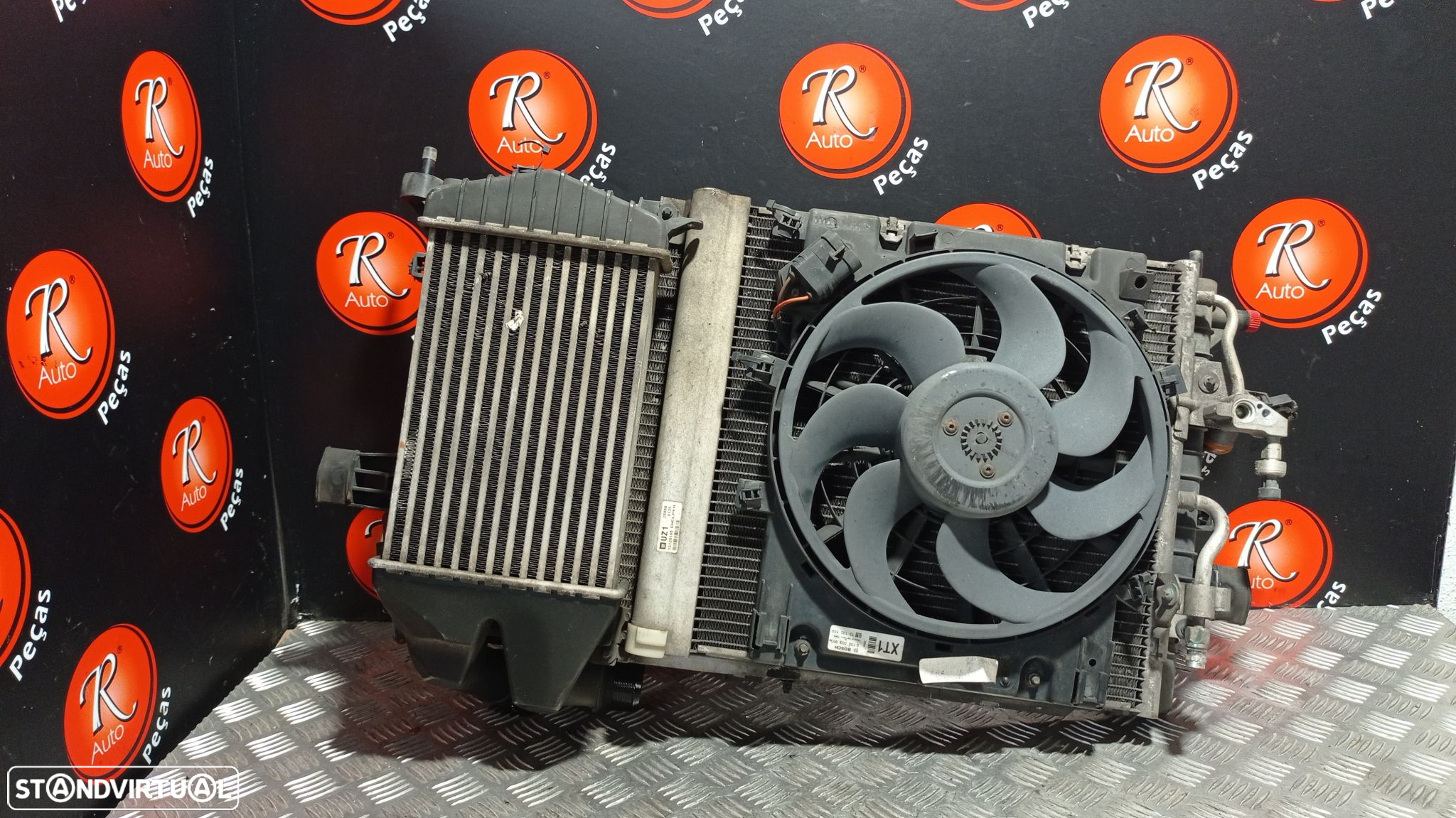 Radiador Com Termoventilador Opel Astra H Combi (A04) - 2